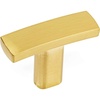 image:image10 Pack  Cosmas 2363BB Brushed Brass Subtle Arch Cabinet Hardware Handle Knob 1716 Overall Length