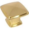 image:imageCosmas 10 Pack 4391BB Brushed Brass Modern Cabinet Hardware Knob  114 Inch Square
