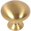 image:imageCosmas 10 Pack 4950BB Brushed Brass Cabinet Hardware Round Mushroom Knob  114 Diameter