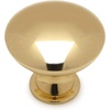 image:imageCosmas 10 Pack 5305PB Polished Brass Traditional Round Solid Cabinet Hardware Knob  114 Diameter