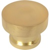 image:imageCosmas 704BB Brushed Brass Round Contemporary Cabinet Hardware Knob  114 Diameter