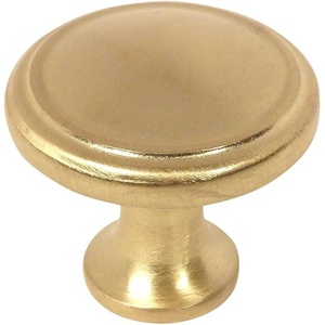 image:image50 Pack  Cosmas 5982BB Brushed Brass Cabinet Hardware Round Knob  118 Diameter
