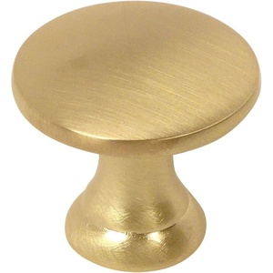 image:imageCosmas 10 Pack 4545BB Brushed Brass Cabinet Hardware Miniature Round Knob  78 Diameter