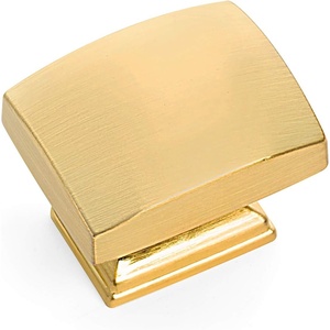 image:imageCosmas 10 Pack 8105BB Brushed Brass Contemporary Cabinet Hardware Knob  118 Length