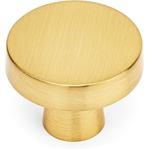 image:imageCosmas 25 Pack 5234BB Brushed Brass Contemporary Round Cabinet Knob Diameter 114