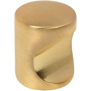 image:imageCosmas 3312BB Brushed Brass Contemporary Cabinet Hardware Finger Pull  34 Diameter