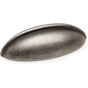 image:imageCosmas 5 Pack 1399WN Weathered Nickel Cabinet Hardware Bin Cup Drawer Handle Pull  212 Inch 64mm Hole Centers