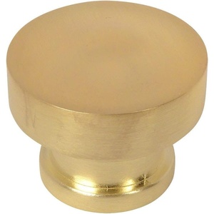 image:imageCosmas 5 Pack 704BB Brushed Brass Round Contemporary Cabinet Hardware Knob  114 Diameter