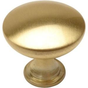 image:imageCosmas 5305BB Brushed Brass Traditional Round Solid Cabinet Hardware Knob  114