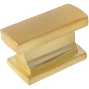 image:imageCosmas 701BB Brushed Brass Contemporary Cabinet Hardware Knob  1716 Length