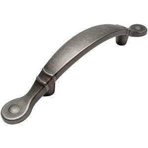 image:imageCosmas 9980WN Weathered Nickel Cabinet Hardware Arched Handle Pull  3 Inch 76mm Hole Centers 512 Overall Length