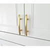 image:imageCosmas 5 Pack 23633BB Brushed Brass Subtle Arch Cabinet Hardware Handle Pull  3 Inch 76mm Hole Centers