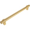 image:image10 Pack  Cosmas 161224BB Brushed Brass Cabinet Bar Handle Pull  878 Inch 224mm Hole Centers