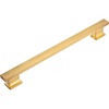 image:imageCosmas 702192BB Brushed Brass Contemporary Cabinet Hardware Handle Pull  712 Inch 192mm Hole Centers