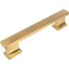 image:imageCosmas 7025BB Brushed Brass Contemporary Cabinet Hardware Handle Pull  5 Inch 128mm Hole Centers