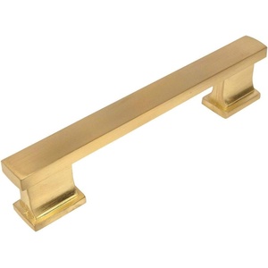 image:image25 Pack  Cosmas 7024BB Brushed Brass Contemporary Cabinet Hardware Handle Pull  4 Inch 102mm Hole Centers