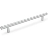 image:image10 Pack  Cosmas 305192CH Polished Chrome Cabinet Hardware Euro Style Bar Handle Pull  712 192mm Hole Centers 10 Overall Length