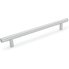 image:image10 Pack  Cosmas 305224CH Polished Chrome Cabinet Hardware Euro Style Bar Handle Pull  878 224mm Hole Centers 11316 Overall Length