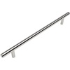 image:image10 Pack  Cosmas 404224CH Polished Chrome Solid Steel Construction 38 Inch Slim Line Euro Style Cabinet Hardware Bar Pull  878 Inch 224mm Hole Centers