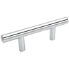 image:image25 Pack  Cosmas 30525CH Polished Chrome Cabinet Hardware Euro Style Bar Handle Pull  212 Hole Centers 478 Overall Length