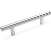 image:image25 Pack  Cosmas 30596CH Polished Chrome Cabinet Hardware Euro Style Bar Handle Pull 334 96mm Hole Centers 618 Overall Length