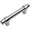 image:imageCosmas 10 Pack 16135CH Polished Chrome Contemporary Bar Cabinet Handle Pull  312 Inch 89mm Hole Centers  35 Inch