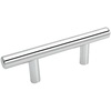 image:imageCosmas 10 Pack 30525CH Polished Chrome Cabinet Hardware Euro Style Bar Handle Pull  212 Hole Centers 478 Overall Length