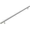 image:imageCosmas 10 Pack 404673CH Polished Chrome Solid Steel Construction 38 Inch Slim Line Euro Style Cabinet Hardware Bar Pull  2612 Inch 673mm Hole Centers