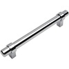 image:imageCosmas 161128CH Polished Chrome Contemporary Bar Cabinet Handle Pull  5 128mm Hole Centers
