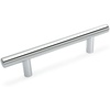 image:imageCosmas 25 Pack 3054CH Polished Chrome Cabinet Hardware Euro Style Bar Handle Pull  4 Hole Centers 638 Overall Length