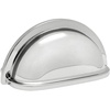 image:imageCosmas 25 Pack 4310CH Polished Chrome Cabinet Hardware Bin Cup Drawer Handle Pull  3 Inch 76mm Hole Centers