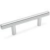 image:imageCosmas 305030CH Polished Chrome Cabinet Hardware Euro Style Bar Handle Pull  3 Hole Centers 538 Overall Length312 89mm CC Pull
