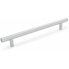 image:imageCosmas 305160CH Polished Chrome Cabinet Hardware Euro Style Bar Handle Pull  6516 160mm Hole Centers 81116 Overall Length