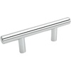 image:imageCosmas 30525CH Polished Chrome Cabinet Hardware Euro Style Bar Handle Pull  212 Hole Centers 478 Overall Length
