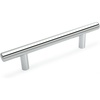 image:imageCosmas 3054CH Polished Chrome Cabinet Hardware Euro Style Bar Handle Pull  4 Hole Centers 638 Overall Length