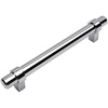 image:imageCosmas 5 Pack 161128CH Polished Chrome Contemporary Bar Cabinet Handle Pull  5 128mm Hole Centers