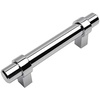 image:imageCosmas 5 Pack 16125CH Polished Chrome Contemporary Bar Cabinet Handle Pull  212 Hole Centers