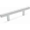 image:imageCosmas 5 Pack 30535CH Polished Chrome Cabinet Hardware Euro Style Bar Handle Pull  312 Inch 89mm Hole Centers 578 Overall Length
