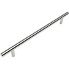 image:imageCosmas 5 Pack 404224CH Polished Chrome Solid Steel Construction 38 Inch Slim Line Euro Style Cabinet Hardware Bar Pull  878 Inch 224mm Hole Centers