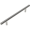 image:imageCosmas 5 Pack 4044CH Polished Chrome Solid Steel Construction 38 Inch Slim Line Euro Style Cabinet Hardware Bar Pull  4 Inch 102mm Hole Centers