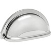 image:imageCosmas 5 Pack 4310CH Polished Chrome Cabinet Hardware Bin Cup Drawer Handle Pull  3 Inch 76mm Hole Centers