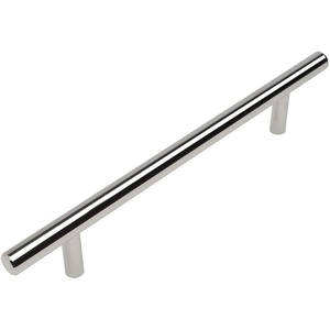 image:image25 Pack  Cosmas 4044CH Polished Chrome Solid Steel Construction 38 Inch Slim Line Euro Style Cabinet Hardware Bar Pull  4 Inch 102mm Hole Centers