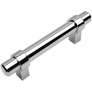 image:imageCosmas 10 Pack 1613CH Polished Chrome Contemporary Bar Cabinet Handle Pull  3 Inch 76mm Hole Centers