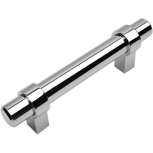 image:imageCosmas 1614CH Polished Chrome Contemporary Bar Cabinet Handle Pull  4 Hole Centers