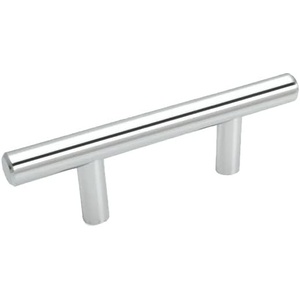 image:imageCosmas 30525CH Polished Chrome Cabinet Hardware Euro Style Bar Handle Pull  212 Hole Centers 478 Overall Length