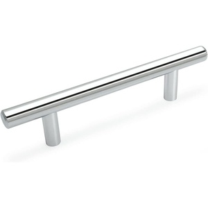 image:imageCosmas 3054CH Polished Chrome Cabinet Hardware Euro Style Bar Handle Pull  4 Hole Centers 638 Overall Length