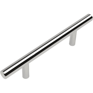 image:imageCosmas 5 Pack 40496CH Polished Chrome Solid Steel Construction 38 Inch Slim Line Euro Style Cabinet Hardware Bar Pull  334 Inch 96mm Hole Centers