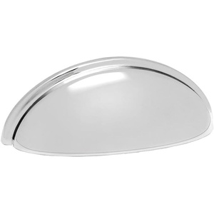 image:imageCosmas 783CH Polished Chrome Cabinet Hardware Bin Cup Drawer Handle Pull  3 Hole Centers