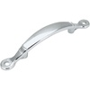 image:imageCosmas 5 Pack 9980CH Polished Chrome Cabinet Hardware Arched Handle Pull  3 Inch 76mm Hole Centers 512 Overall Length