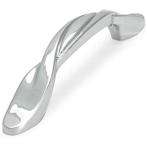 image:image25 Pack  Cosmas 9009CH Polished Chrome Twist Cabinet Hardware Handle Pull  3 Hole Centers